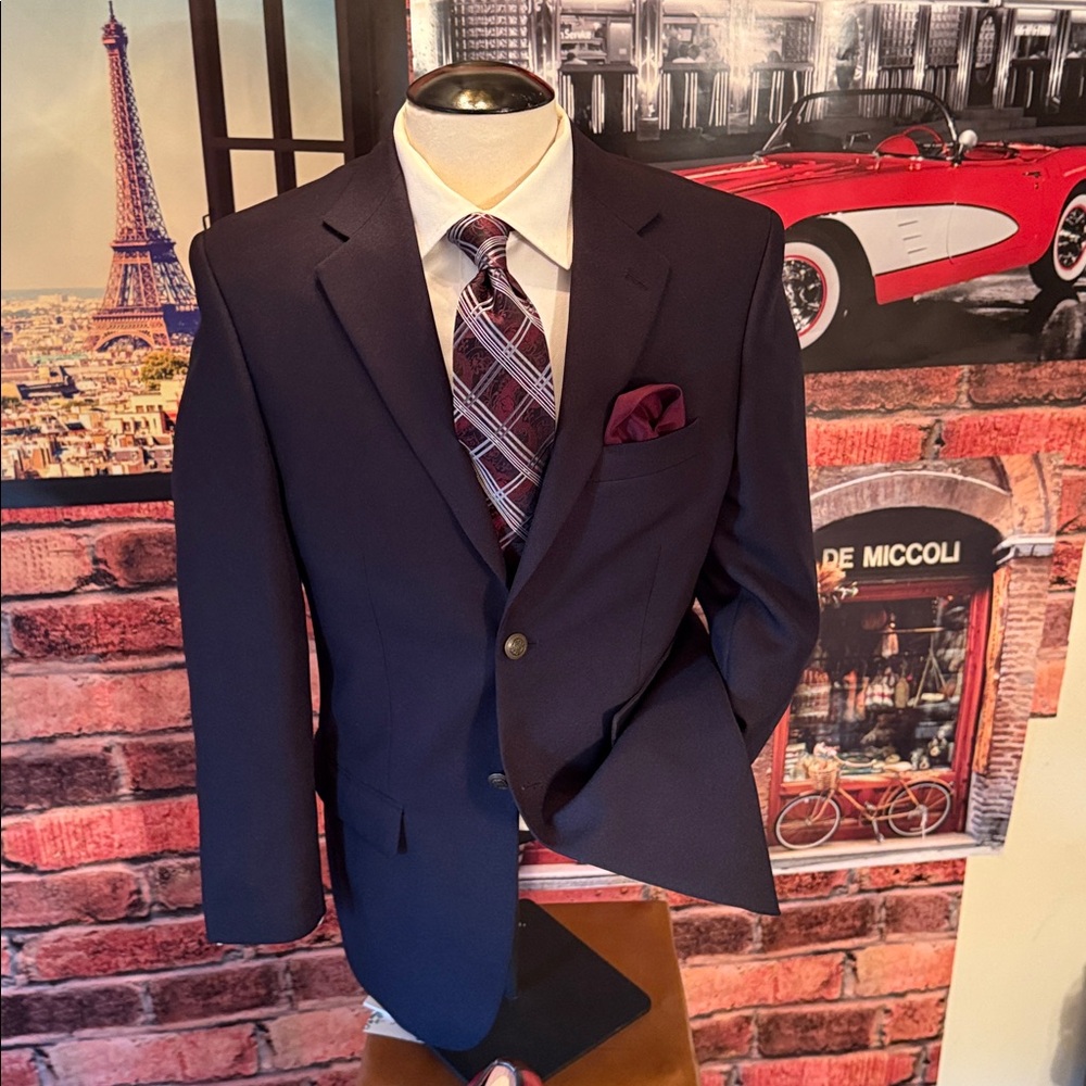 Bolzano Uomo Collezione Blue Blazer - Picture 15 of 17